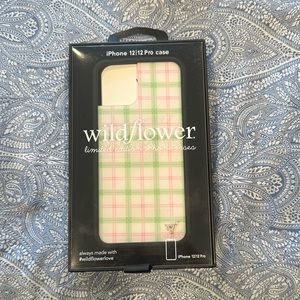 wildflower iphone 12 pro case, brand new